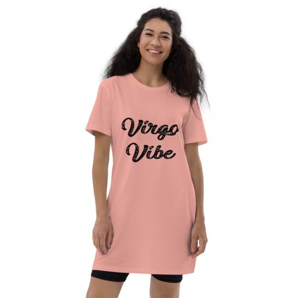 Virgo Vibe Organic cotton t-shirt dress - Image 3